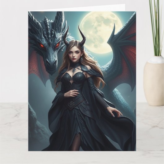 神秘のドラゴンアート カード (正面)