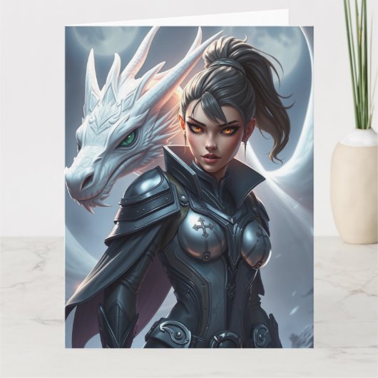 神秘のドラゴンアート カード (正面)