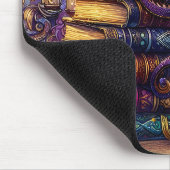 神秘のドラゴン ウィザード ブックス マウスパッド (コーナー)