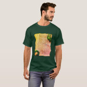 神秘のヴォイニッチ写本の改変ページ・コデックス Tシャツ (正面フル)