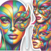 神秘の仮面 シール (正面)