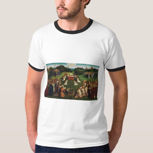 『神秘の子羊の崇拝』（しんぴのひつじのすうはい、蘭: Lam Gods） Tシャツ (正面)