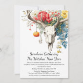 神秘の季節 | サムハイン  ウィッチの新年 招待状 (正面)