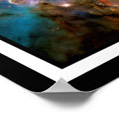 神秘の山 カリーナ星雲 ハッブル宇宙写真 ポスター (角)