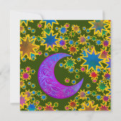 神秘の月の成長 カード (裏面)