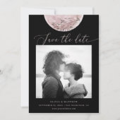 神秘の月｜エレガントブラックコスモスフォトウェディング セーブザデート (正面)