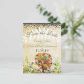 神秘の森 サイドブランチウェディング 案内ポストカード (スタンド正面)