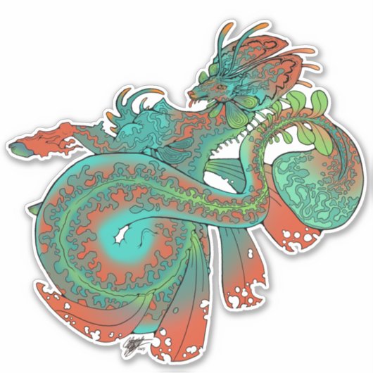 神秘の海の獣 シール (正面)