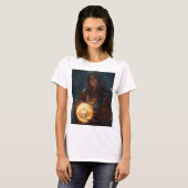 神秘の球体:彼女の手の光 Tシャツ (正面フル)