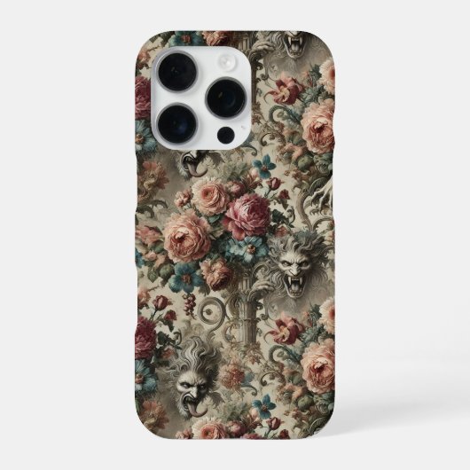 🩸神秘の祭壇 - ゴシック ヴィクトリア調 iPhoneケース (裏面)