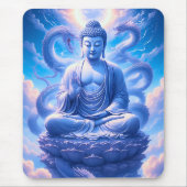 神秘の龍仏瞑想 マウスパッド (正面)