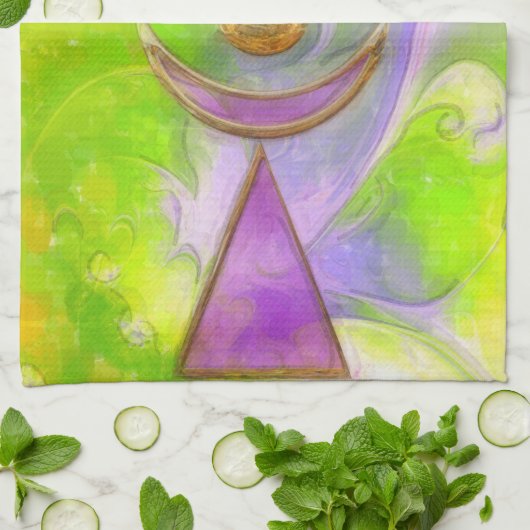 神秘の キッチンタオル (折り畳み)