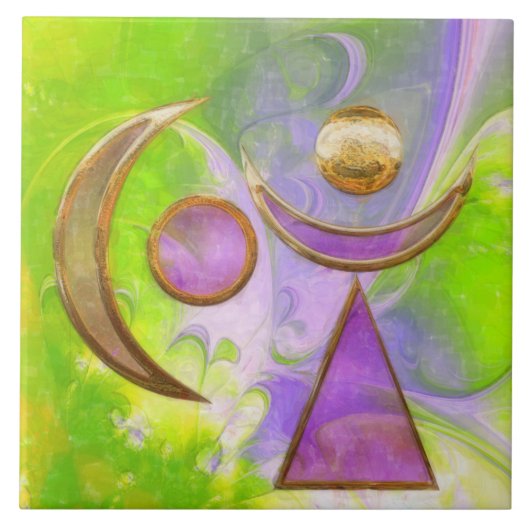 神秘の タイル (正面)