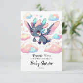 神秘ドラゴンベビーシャワー サンキューカード (スタンド正面)