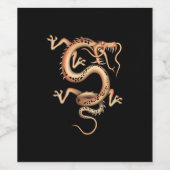 神秘ドラゴン ワインラベル (シングルラベル)