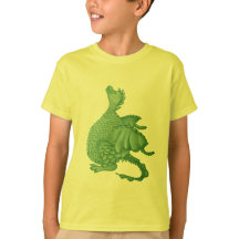 神秘ファンタジーの生き物かわいい緑の竜