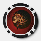 神秘ファンタジー動物 ポーカーチップ (裏面)