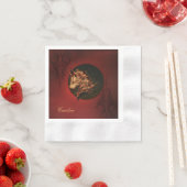 神秘ファンタジー動物 縁ありカクテルナプキン (インサイチュ)