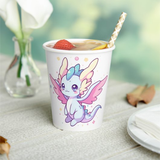 神秘モダンドラゴンベビーシャワー 紙コップ (インサイチュ)