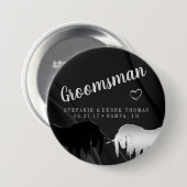 神秘ユニコーン結婚ズ(グロースマン) 缶バッジ (正面&裏面)