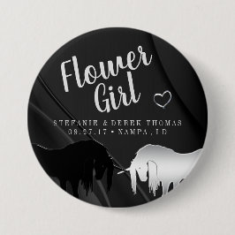 神秘ユニコーン結婚ズ（フラワーガール） 缶バッジ