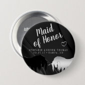 神秘ユニコーン結婚ズ(メイド・オブ・オーナー(花嫁付き添い人)) 缶バッジ (正面&裏面)