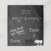 神秘ユニコーン結婚ズ（夫が出会った時） プレイスカード (外部開封)