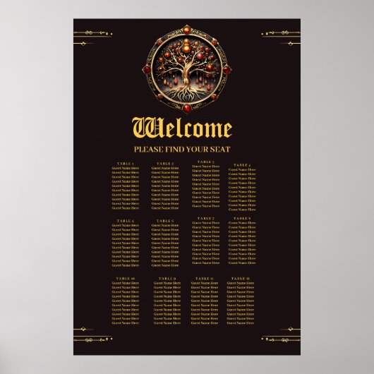 神秘主義の生命の黄金の木 ポスター (正面)