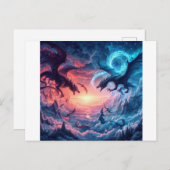 神秘婚約したを巡ってドラゴンと戦う ポストカード (正面/裏面)