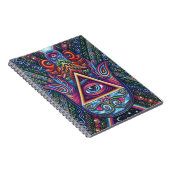 神秘的で全てを見る目 ノートブック (右側)