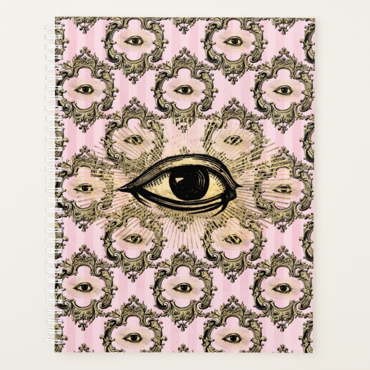 神秘的で全てを見る目 プランナー手帳 (正面)