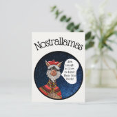 神秘的なおもしろいノストラダムスラマプンインスパイアの引用文 ポストカード (スタンド正面)