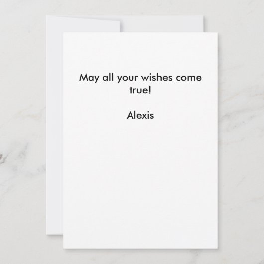 神秘的なかわいいウッドランドオータム秋ハッピーバースデー カード (裏面)