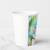 神秘的なかわいいドラゴン誕生日 紙コップ (右)