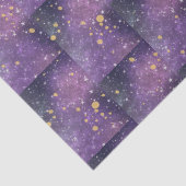 神秘的なすべての行事パープル金ゴールドキラキラ星 薄葉紙 (詳細)