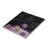 神秘的なはす(4.25" x 4.25")陶磁器の写真のタイル タイル (側面)