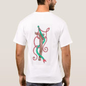 神秘的なばら色のケルト結び目模様のワイシャツ20 Tシャツ (裏面)