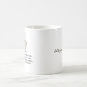 神秘的なふたご座のギフト コーヒーマグカップ (中央)