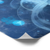 神秘的なアイスクイーン – ファンタジー冬の女神アート ポスター (角)