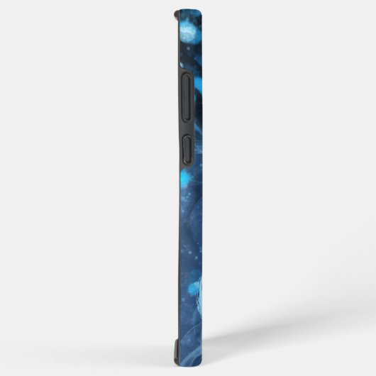 神秘的なアイスクイーン – ファンタジー冬の女神アート SAMSUNG GALAXYケース (右側面)