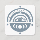 神秘的なアイムーンズレインボーマジカルボホ スクエア名刺 (正面)