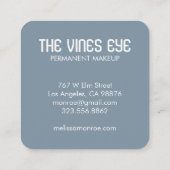 神秘的なアイムーンズレインボーマジカルボホ スクエア名刺 (裏面)