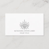 神秘的なアイロゴ 名刺 (正面)