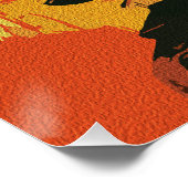 神秘的なアウトロー：炎の西の凝視 ポスター (コーナー)