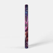 神秘的なアカオノスリと星空のAndroidケース Samsung Galaxyケース (右側面)