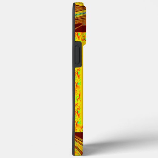 神秘的なアフリカの眼壁アート:シアンの視線 Case-Mate iPhoneケース (裏面 / 右)