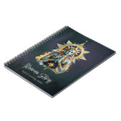 神秘的なイナンナの祈りの言葉天星の女神 ノートブック (左側)