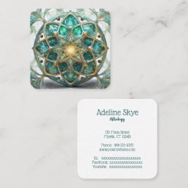 神秘的なイメージ スクエア名刺