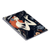 神秘的なウィッチースパイラル写真ノートブック ノートブック (右側)