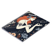 神秘的なウィッチースパイラル写真ノートブック ノートブック (左側)